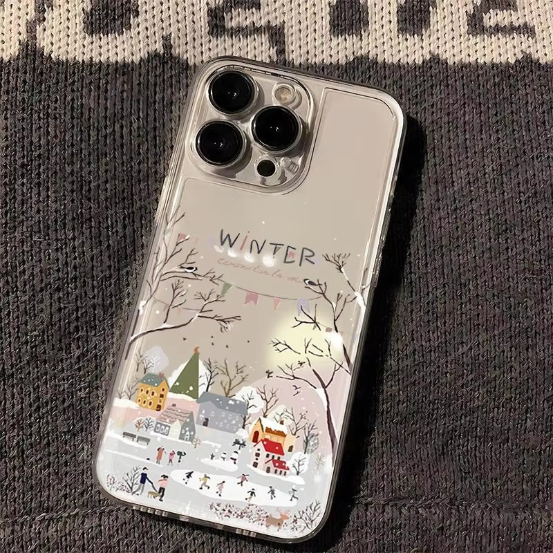 Samsung Galaxy A55 - Beautiful Winter Snow Phone Case For