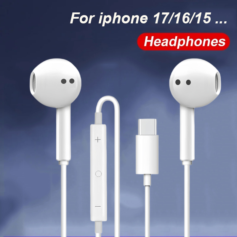 For Apple iPhone 15 14 13 Pro  - Wired Earphone Lightning ulasan dan harga
