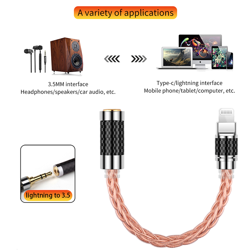 YYTCG Type-C To 2.5/3.5/4.4mm  - Wired Earphone Lightning ulasan dan harga