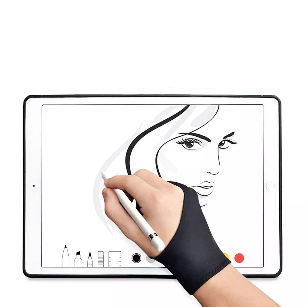 4Pcs Artist Two Finger Gloves  - Drawing Glove Artist ulasan dan harga