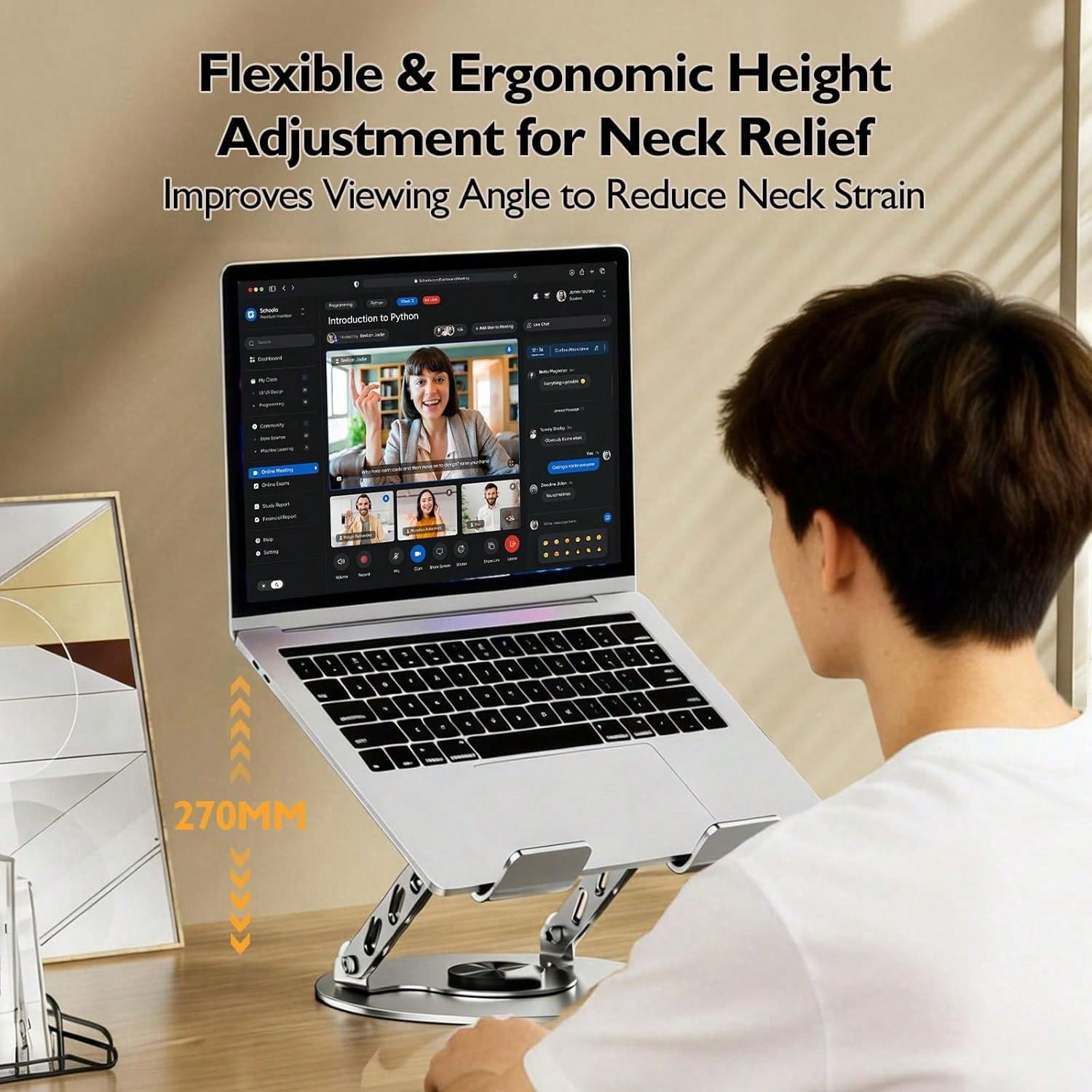 360° Rotating Laptop Stand for - Tablet Lap Desk ulasan dan harga