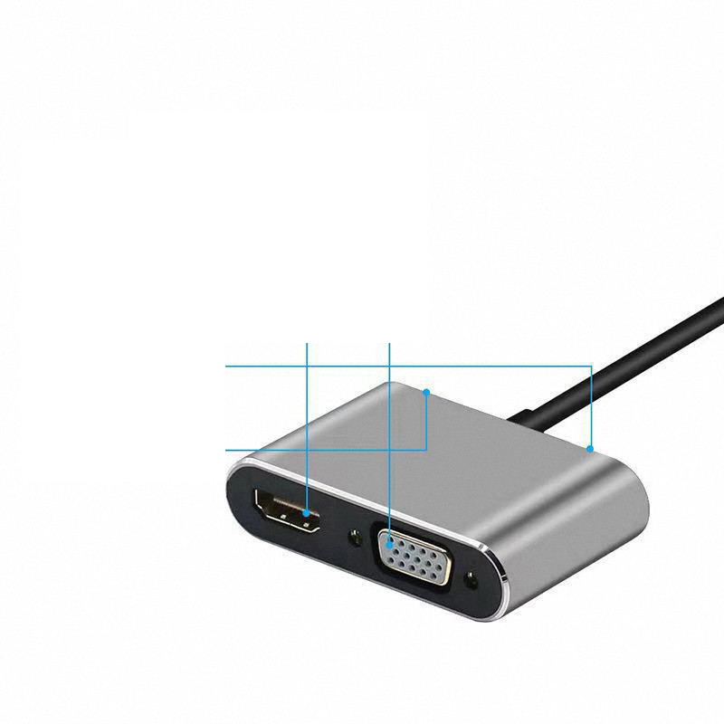 4K USB Type C to VGA 1080P USB - Usb Hub Type C ulasan dan harga