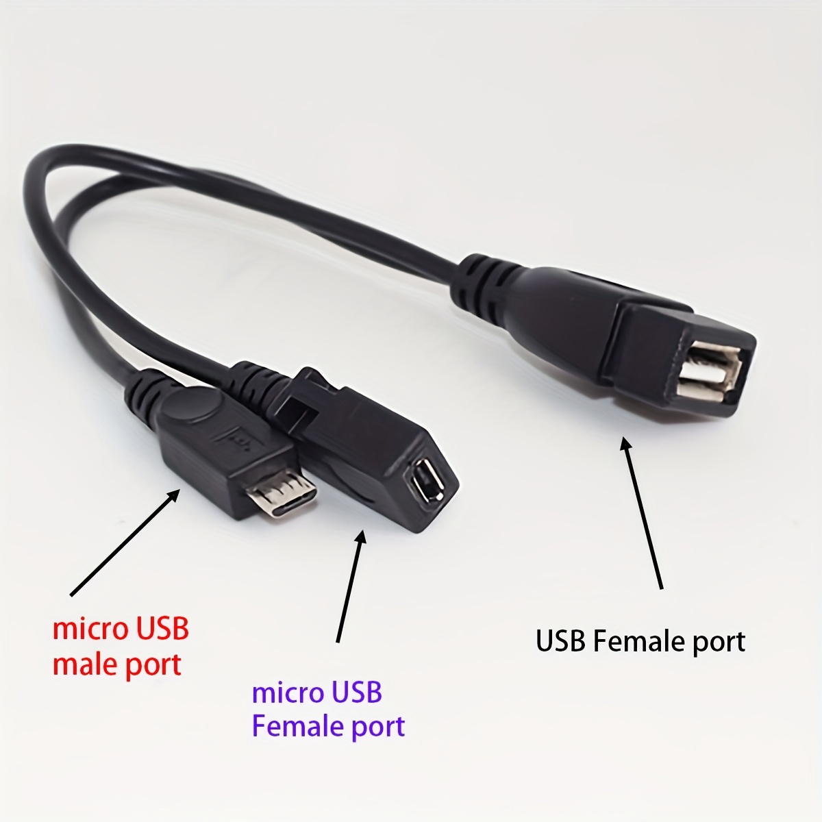 2-in-1 OTG USB to Micro USB Sp - Tablet Tech Accessories ulasan dan harga