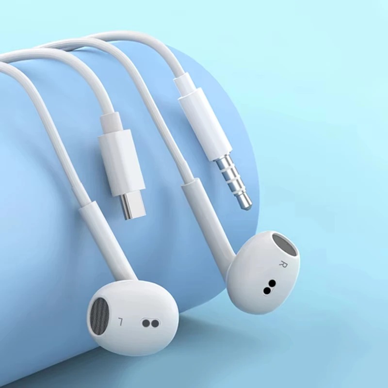 Original Type C In-Ear Earphon - Wired Earphone Lightning ulasan dan harga